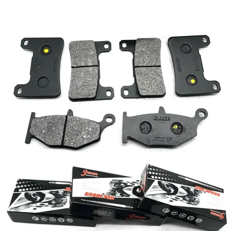 Durable Front Rear Brake Pads Kit Equipment Parts for SUZUKI Motorcycle Fit 2008-2012 Dirtbike Models High Friction Low Noise
