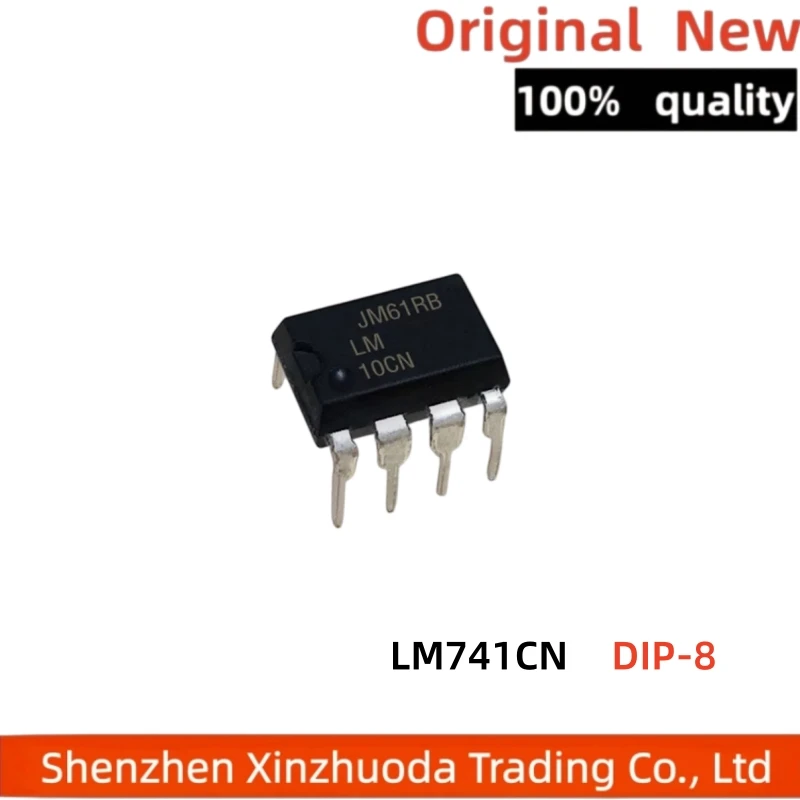 10 pieces LM741CN LM741 operational amplifier chip directly inserted into DIP-8 pin