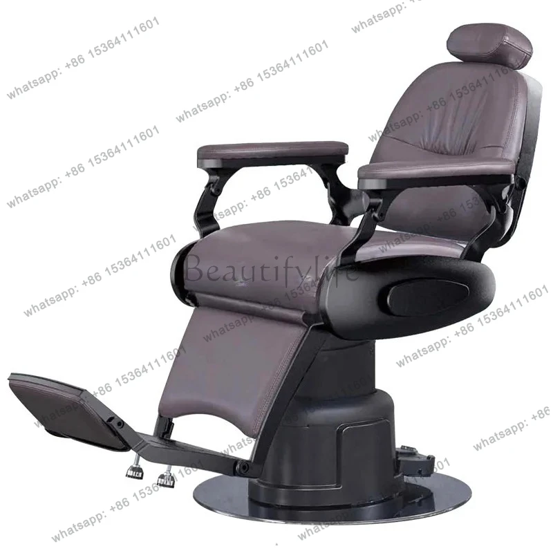 

FG10Manufacturer Electric Haircut Chair Men's Oilhead Shaving Shave Electric Lift Down Japanese Haircut Chair LT