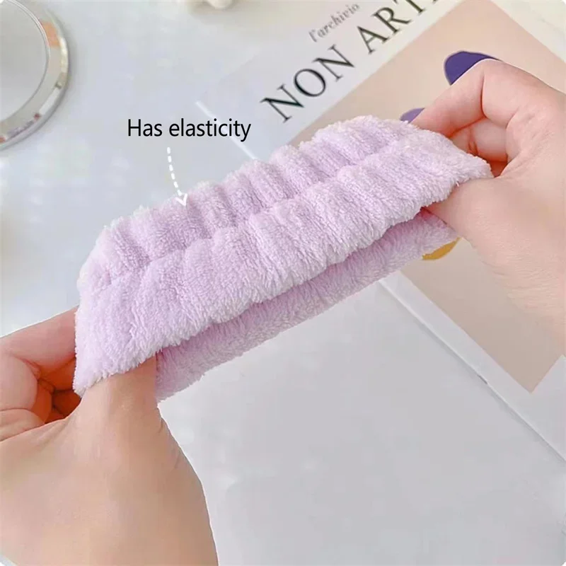 Face Wash Wristband Set Women\'s Headband Wristbands Absorbent Waterproof Wristbands Makeup Face Wash Hair Bands