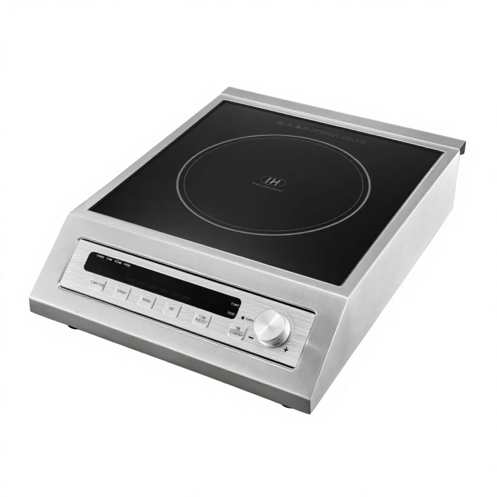 3500W Induction Cooker, Multi-function Single Burner, Waterproof LCD Display, Commercial Electric Stove, 10 Temperature Settings
