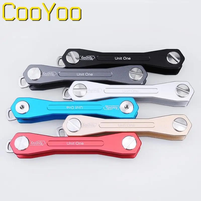 CooYoo KeyUnity Aluminum Alloy Key Storage Tool Keychain Keyring EDC DIY Equipment