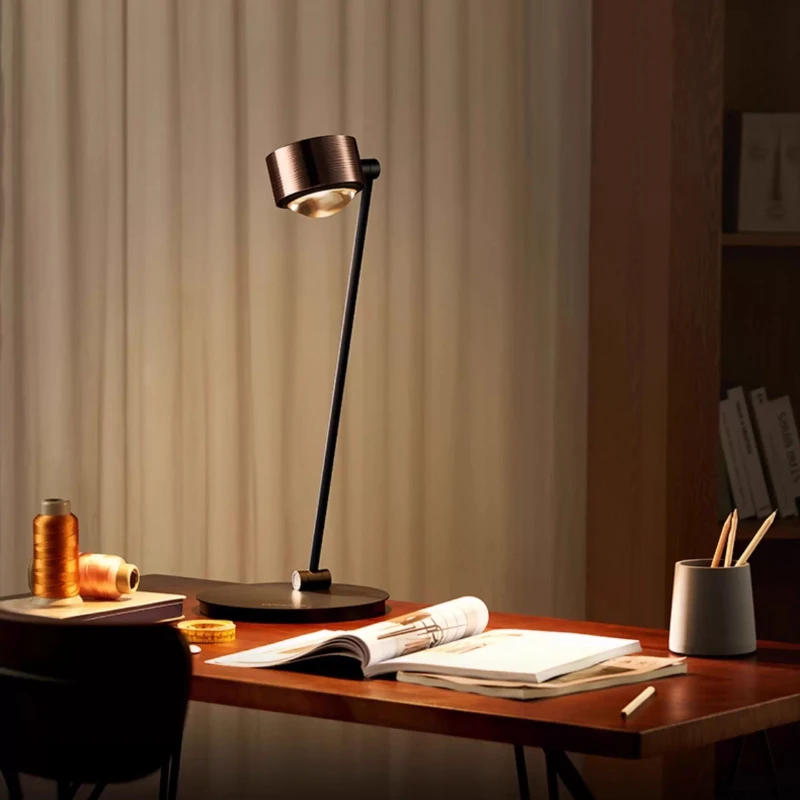 

Italian Aluminium Small Floor Lamps Minimalist Eye Protection Study Specific Bedroom Office Interior Table Lights Fixtures Decor