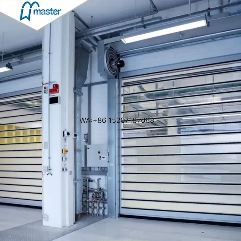 Wmwmnu for Customized Professional Full View Durable Rapid Shutter Door High Speed Aluminum Spiral Shutter Door