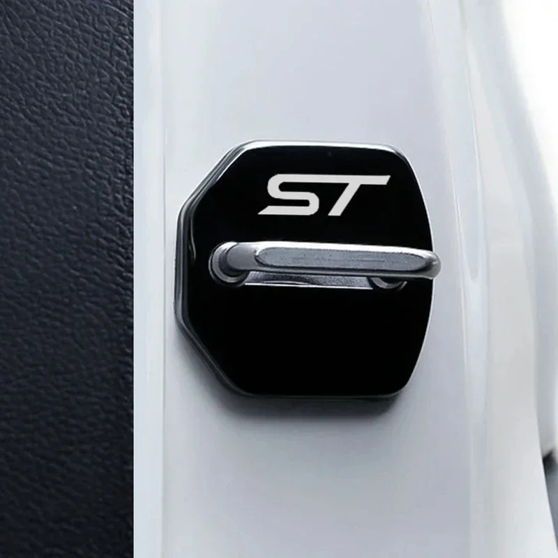 Car Door Lock Buckle Cover Car Accessories Interior Door Lock Cover For Ford ST Mustang GT SHELBY 2015-2020