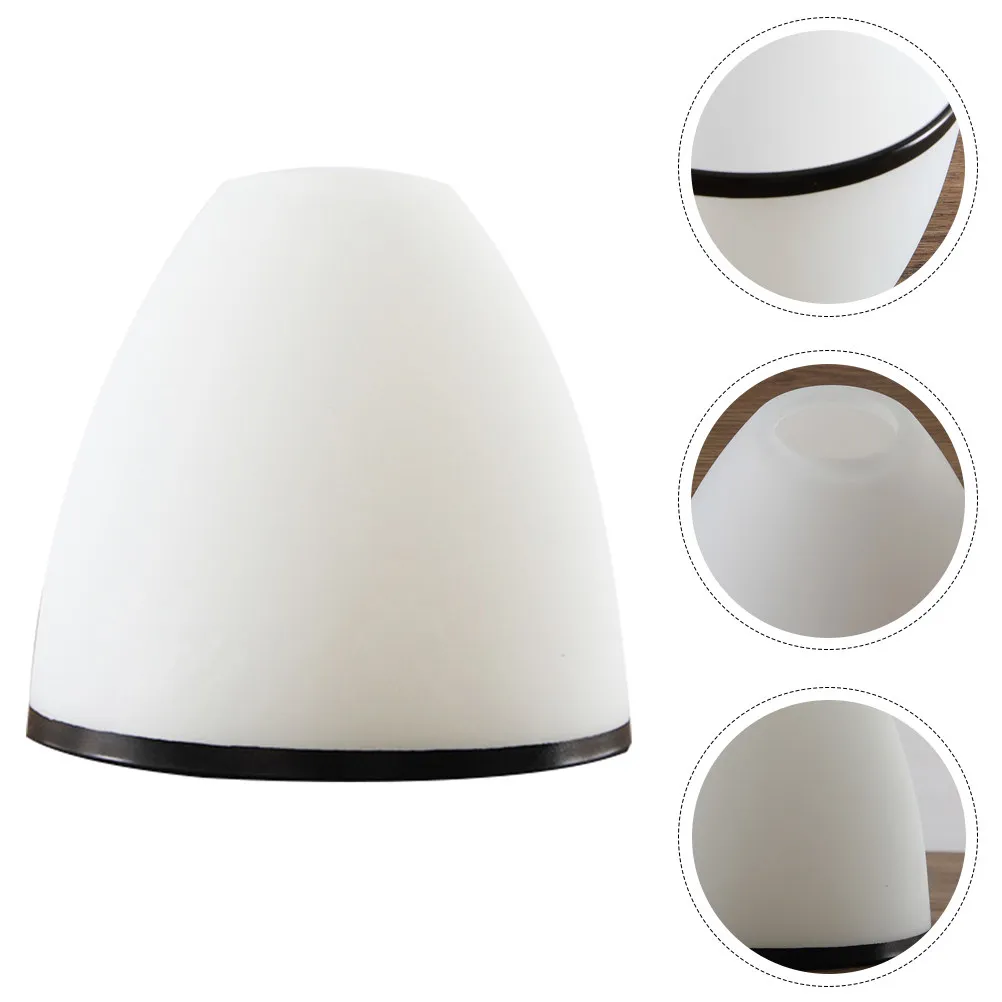 1Pcs Simple Lamp Cover Glass Light Screen for Bedroom Living Room Study Soft Light Diffuser Safe Healthy Hygienic Lamp Accessory