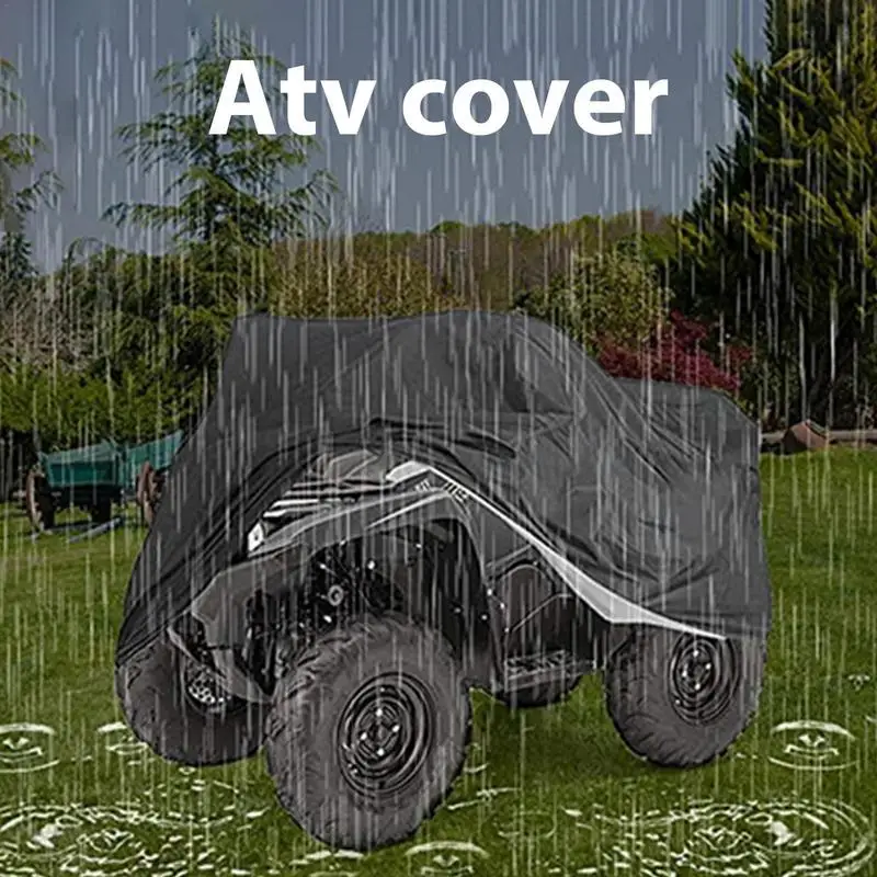 Heavy Duty Atv Cover All Weather Protection Quad Cover Windproof Outdoor Storage Waterproof Protection Outdoor Quad Cover Rain