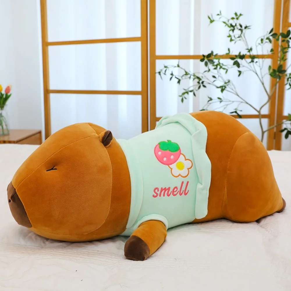 High quality Soft Capybara Plush Toy Guinea Pig Wear-resistant Capybara Doll Throw Pillow Comfortable Birthday Capybara Toy