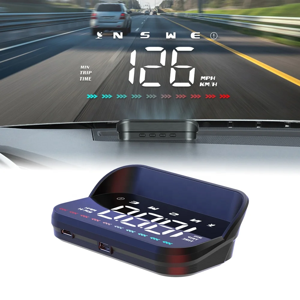 2026 Popular Car Windshield HUD GPS Projector Speed Display Windshield Head up Displays M23 Head-up Display