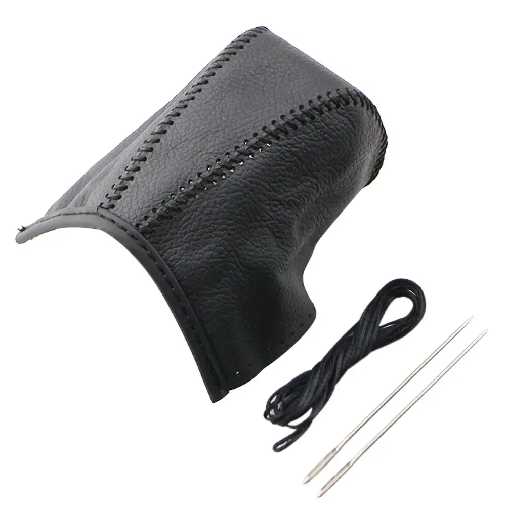 Genuine Leather Car Gear Collars Handbrake Protection Cover for Nissan X-Trail Xtrail T32 Rogue Qashqai J11 2014-2021 Murano