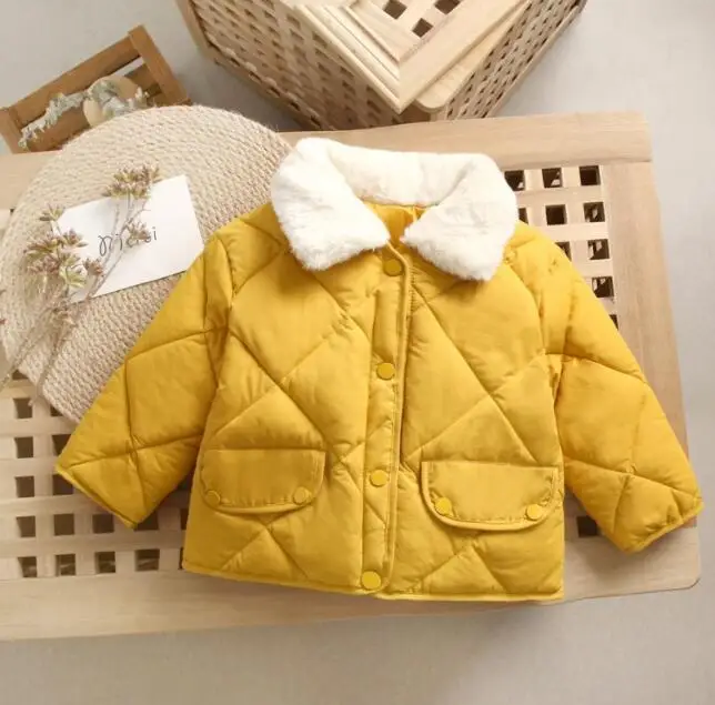 Winter Baby Coats Infant Boys Girls Jackets For Children Autumn Outerwear Fashion Bright Hooded Coats Newborn Toddler Snowsuit