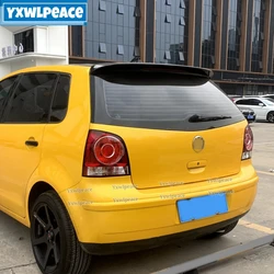 For Volkswagen Polo Roof Spoiler 2005 2006 2007 2008 2009 ABS Plastic Primer Color Rear Trunk Lip Wing Car Accessories