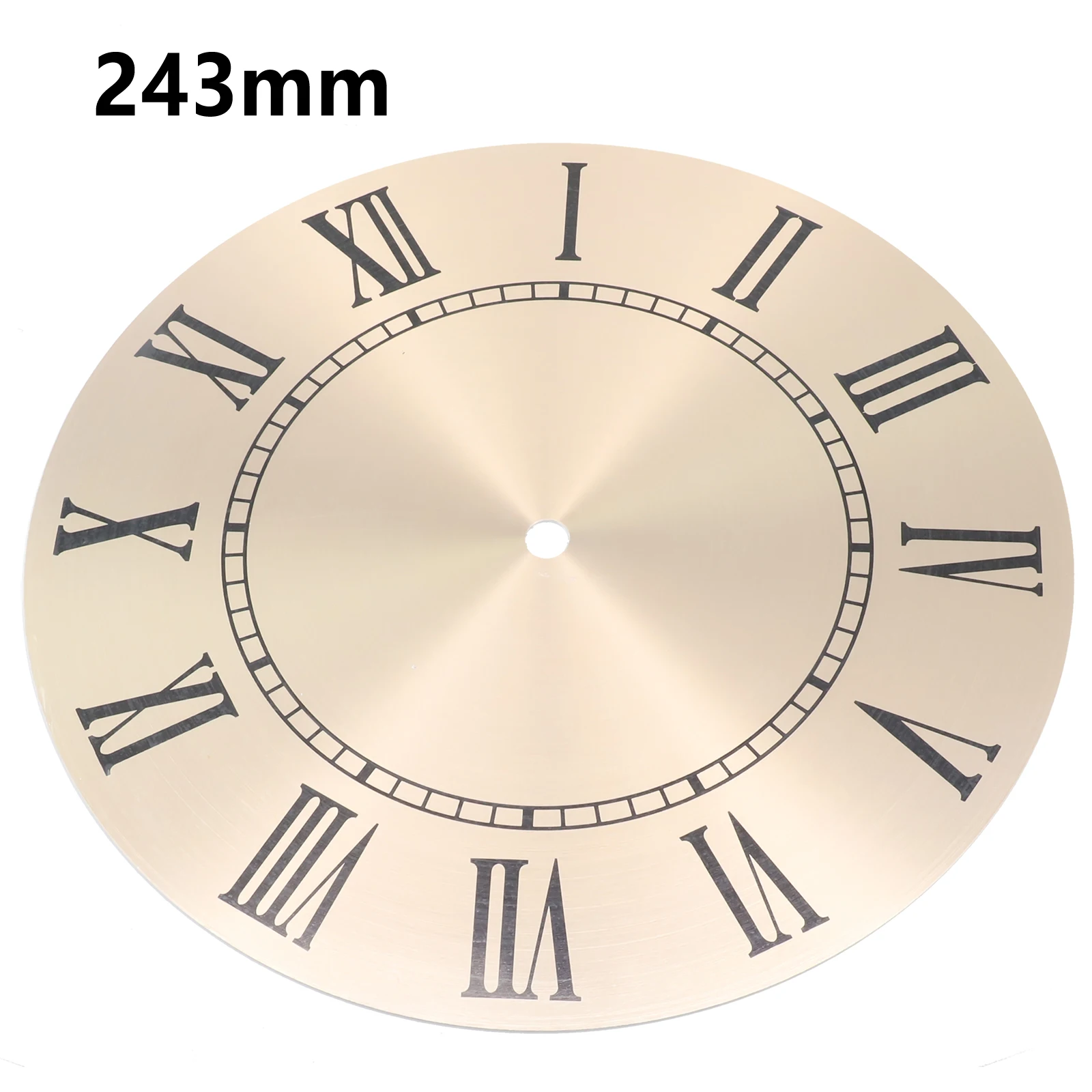 243MM DIY Quartz Wall Clock For Dial Face Gold Metal Wall Clocks Replacement For Dial Face For Bedroom Living Room Wall Clock