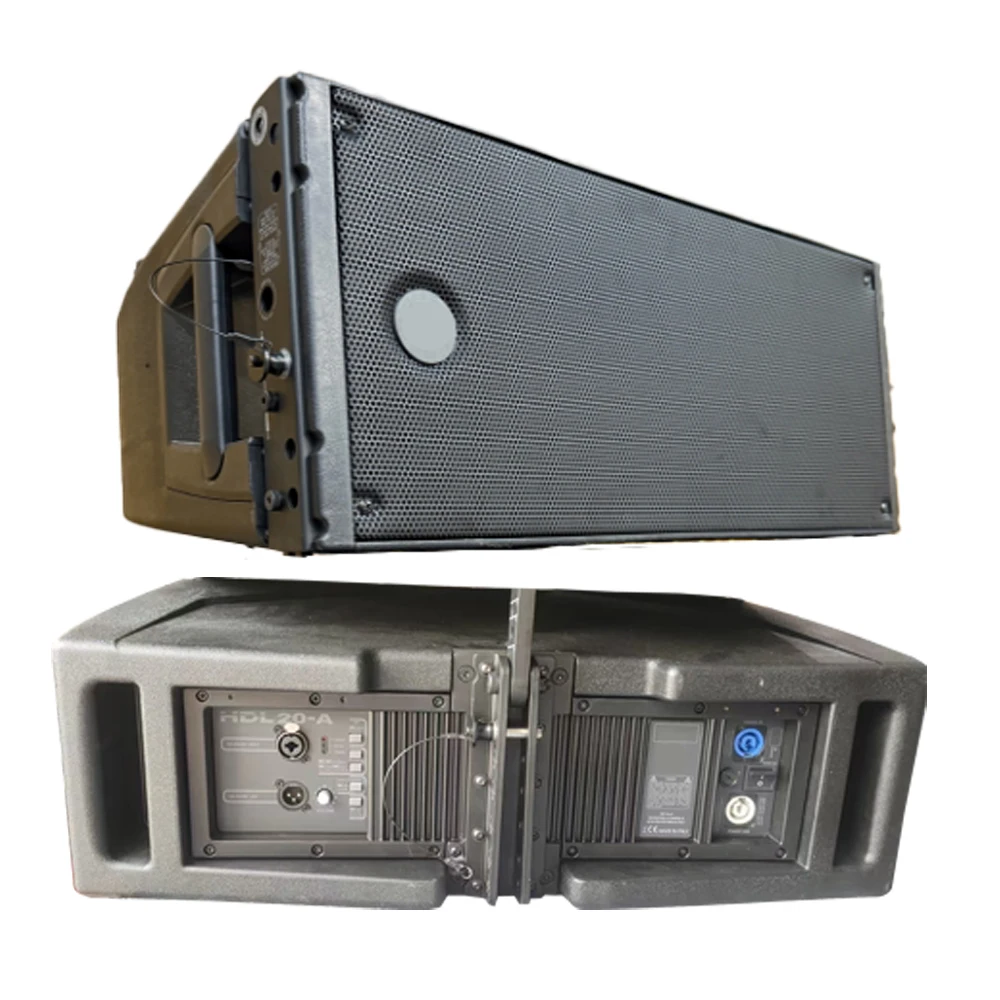 

HDL 20-A Professional Audio System New Active Outdoor Stage Line Array Plastic Speakers Dual 10-Inch For Video & Lighting