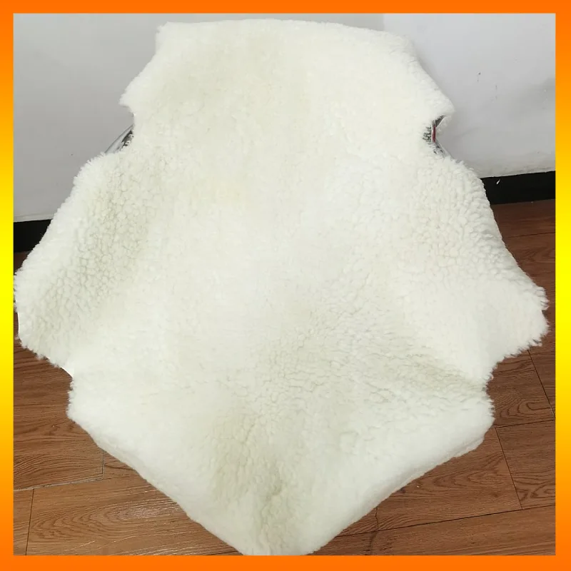 Short curly hair Whole sheepskin Wool carpet Household floor mat Fur all-in-one home casualpure color genuine leather