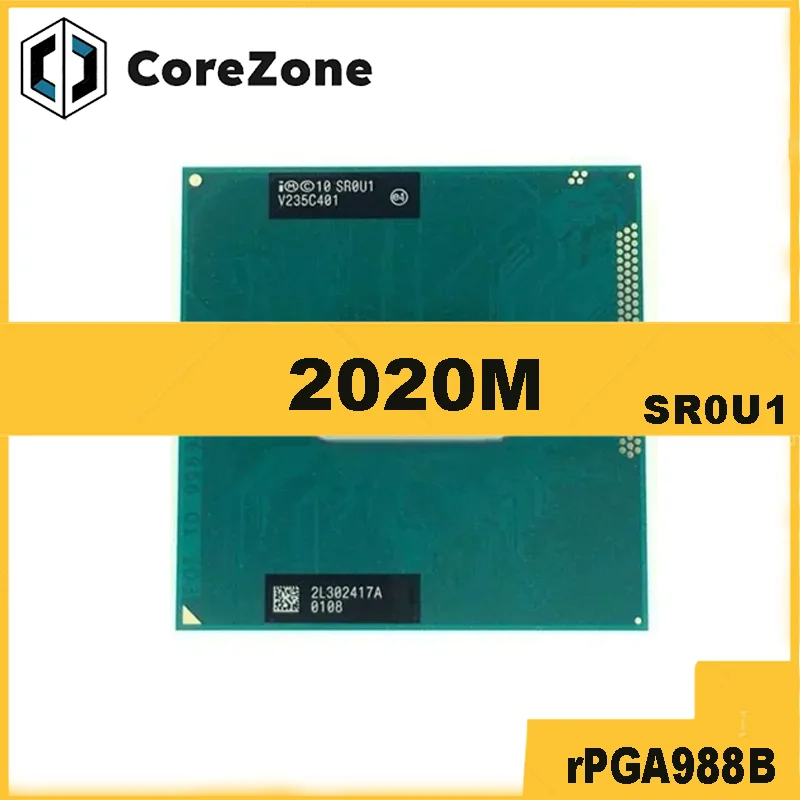 2020M SR0U1 dual-core mobile cpu processor 2.4GHz L3 2M slot G2 / rPGA988B