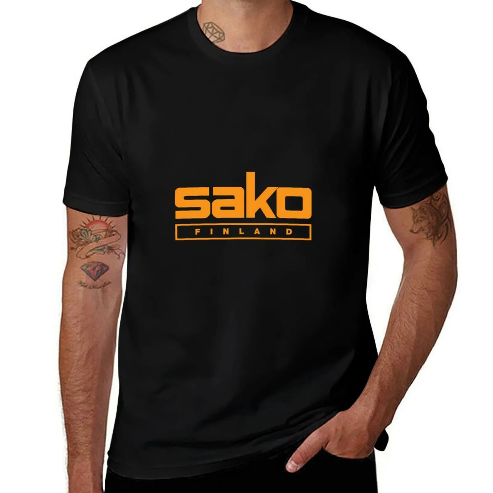 Sako Finland Rifles And Ammunition T-Shirt summer tops tees funny meme t-shirts mens t shirt graphic