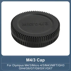 Camera Front Cap Body Cap Rear Lens Cap for Olympus M4/3 Micro 4/3 M43 MFT GH3 GH4 G6 G7 G9 GX1 GX7 Camera Cap Cover Protector