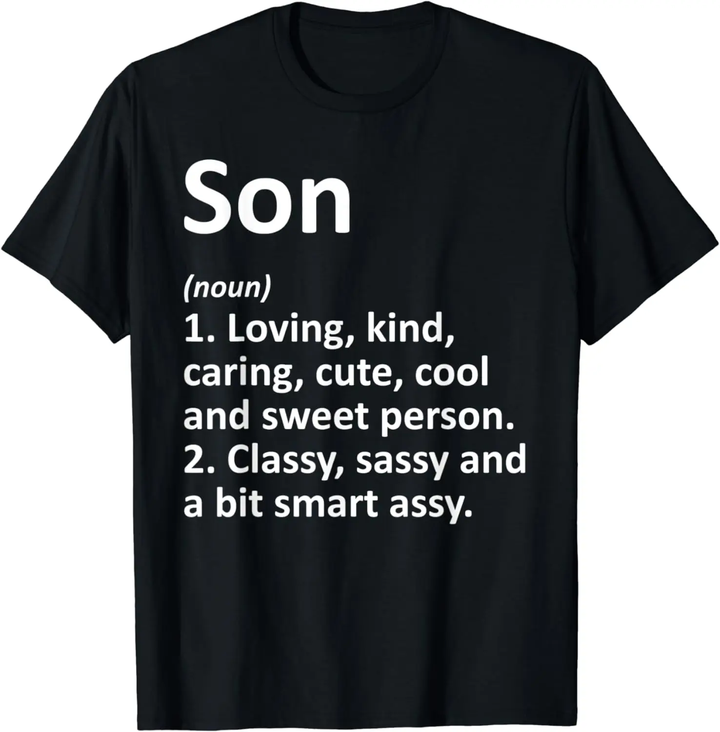 

SON Definition Personalized Name Funny Birthday Gift Idea T-Shirt