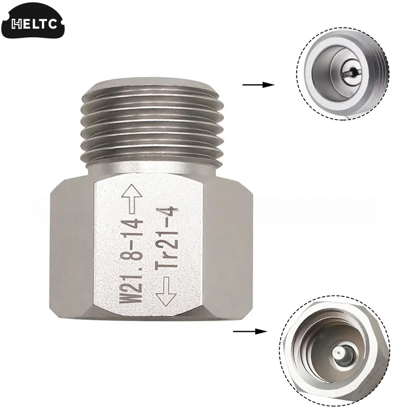 1 مجموعة TR21-4 إلى W21.8-14 تحويل محول CO2 اسطوانة الصودا اكسسوارات المياه ل حوض السمك الأسماك البيرة البيرة كورني برميل Co2 أجزاء #3