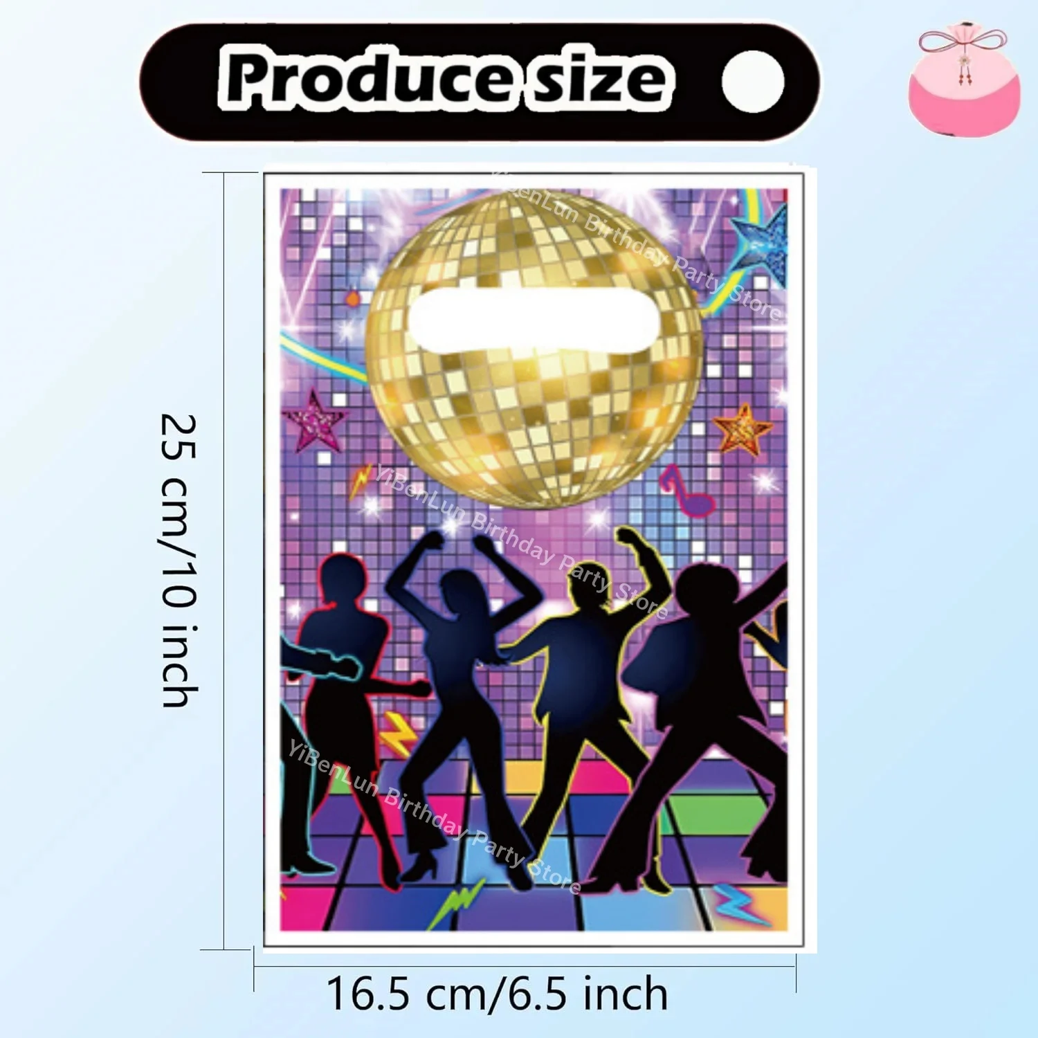 80er Jahre Geschenktüten Geburtstag Party Dekoration 90er Jahre Goody Biscuit Paket Retro Disco Süßigkeiten Tasche Babyparty Kinder Geschenk für Partyzubehör – Detail 10