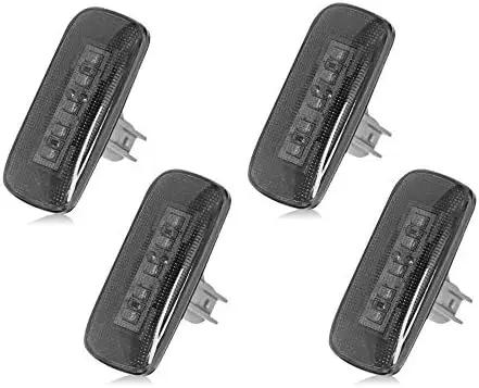 

BASIKER 5LED Side Marker Lights for 2010-2018 Ram 2500-5500 HD Dually - Amber & Red