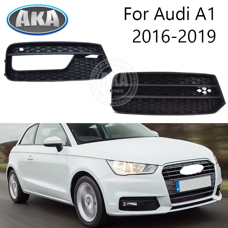 

Front Bumper Fog Lamp Cover Grille For Audi A1 2016-2019 Auto Front Bumper Fog Light Racing Grill Cover 8XA807681 8XA807682