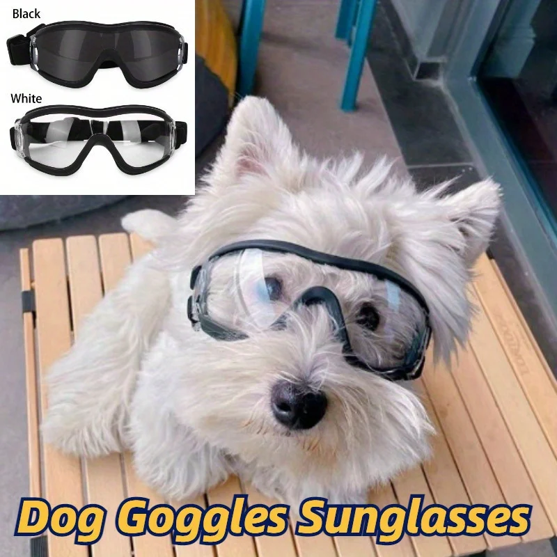 

Fashion Adjustable Dog Glasses Goggles Strap for Travel Skiing and Anti-Fog Dog Snow Goggles Pet Goggles Pet Accessories
