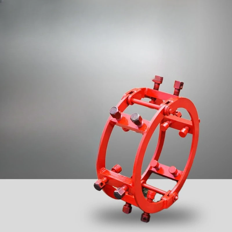 Pipe welding counterpart, pipe round pipe hydraulic jack docking device, bilateral top wire precision counterpart