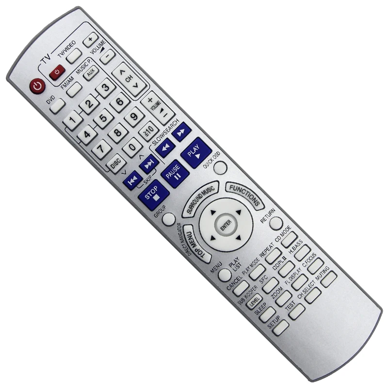 EUR7662Y30 remote control is compatible with Panasonic DVD SC-HT940 HT743 HT744 HT740