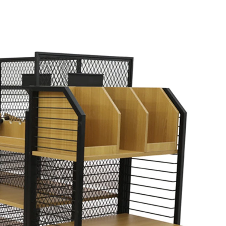 Rak Toko Kelontong Supermarket Multifungsi Terlaris Rak Pajangan Anggur Butik