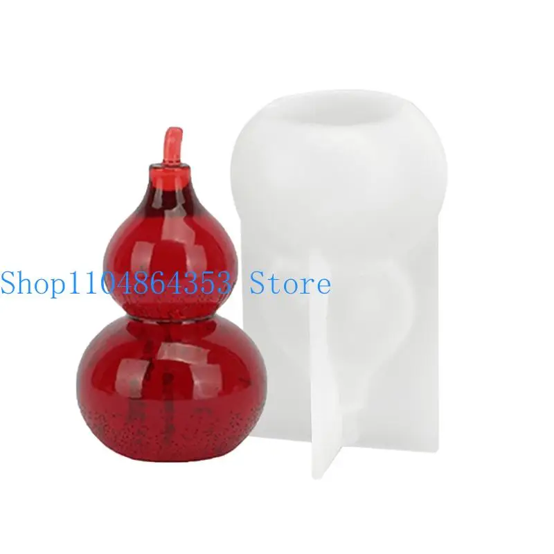 

652F Прочная силиконовая форма в форме тыквы для изготовления свечей и креативного украшения