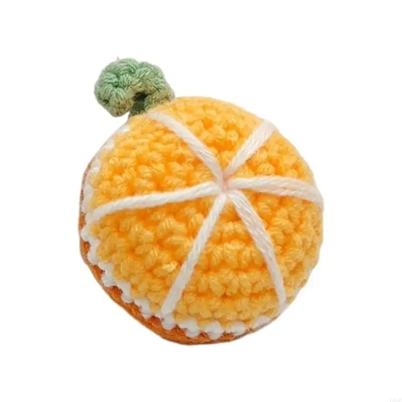  Unique Handcrafted Keychain Wool Crochted Fruit Pendant for Bags and Purses