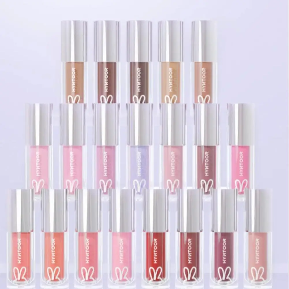 HYNTOOR 3D miroir vernis à lèvres Future Fantasy Planet brillant couleur vive brillant à lèvres élimine la peau morte et estompe soin des lèvres maquillage