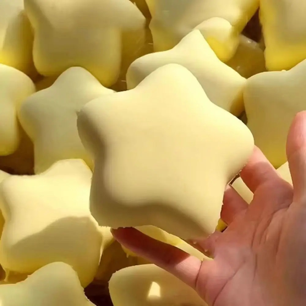 Aumento lento pegajoso lento rebote estrela brinquedo simulação leite macio perfume estrela squeeze brinquedo kawaii ins estrela pitada brinquedo crianças