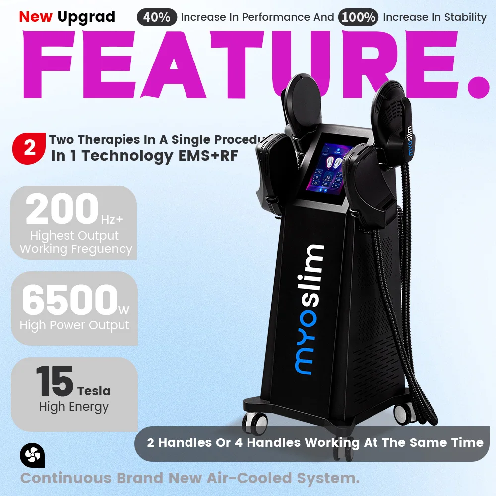 

Электромагнитное устройство формирования мощностью 6500 Вт для наращивания мышц, сжигания жира, похудения, специального оборудования для салонов красоты