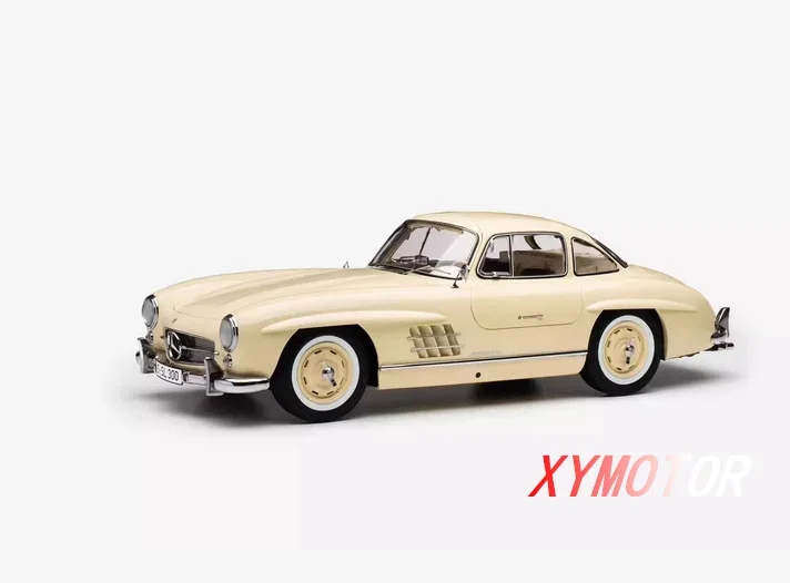 Schuco 1:12 For Mercedes 300SL limited edition 99 units Alloy Diecast Model Car Toys Gifts Hobby Display Collection Silver/Beige