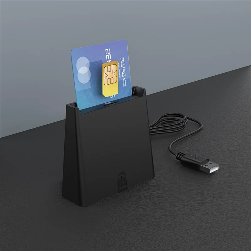 

USB Smart Card Reader ISO7816 Chip For Bank Card ID Card Class A, Class B And Class C (5V, 3V And 1.8V) Smart Cards