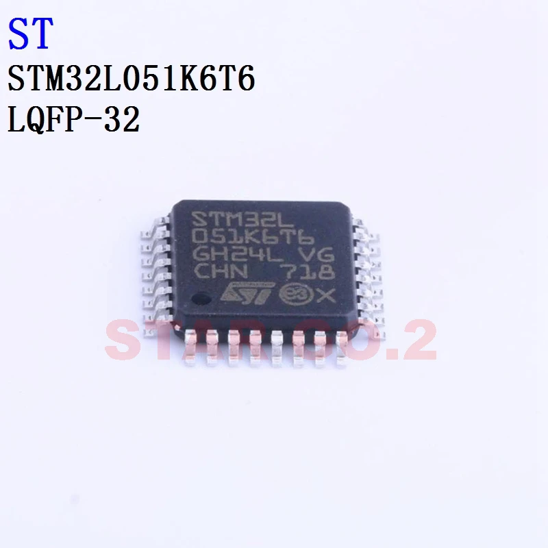 

5PCSx STM32L051K6T6 LQFP-32 ST Microcontroller
