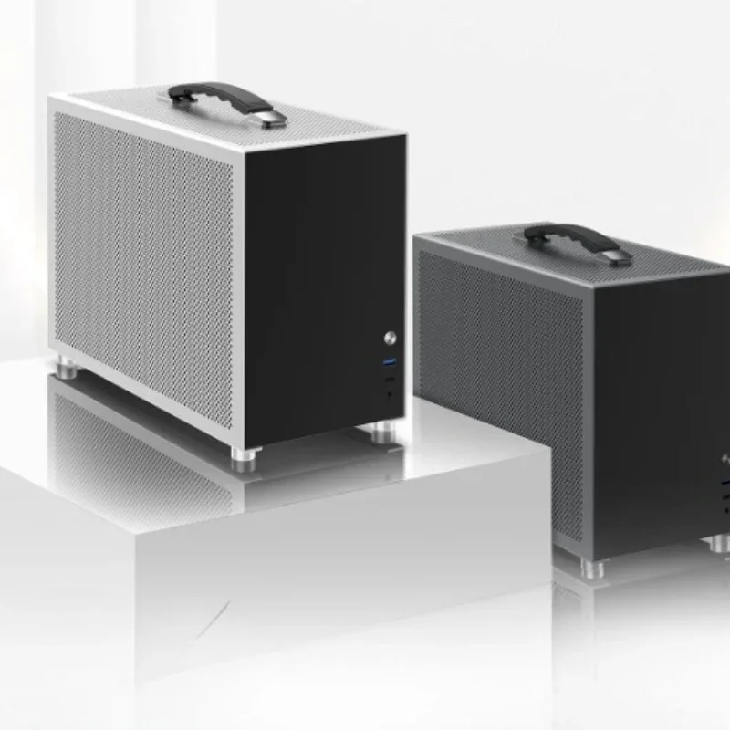 D3 aluminum alloy small chassis Atx power supply 280 water-cooled mini compact small in-line itx chassis PC Case