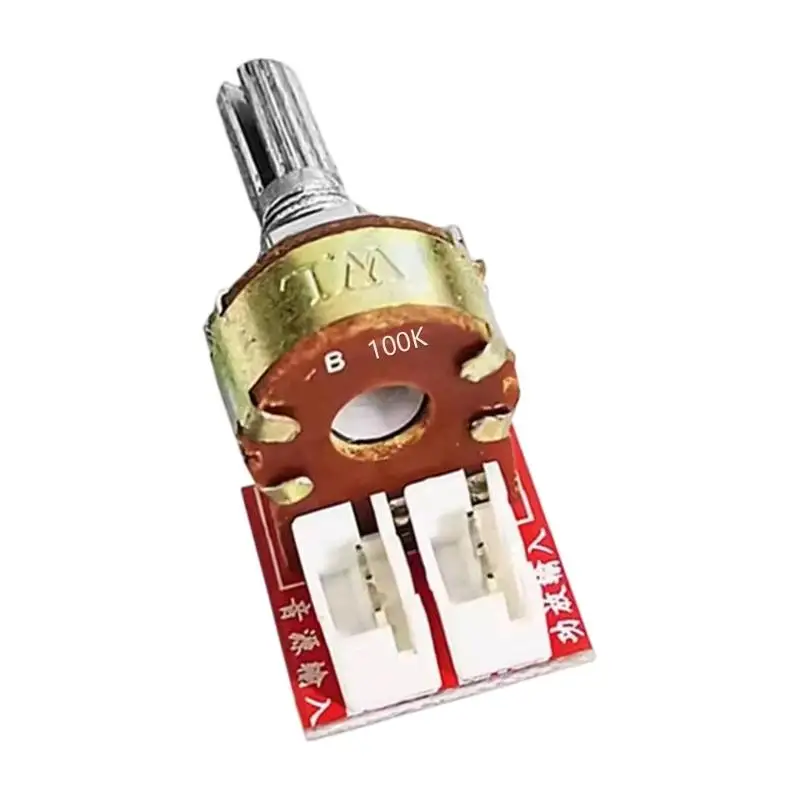 652F Professional Auditory Potentiometer Module Double Gang Design B10K/B50K/B100K For Guitar Amps And DIY Builds