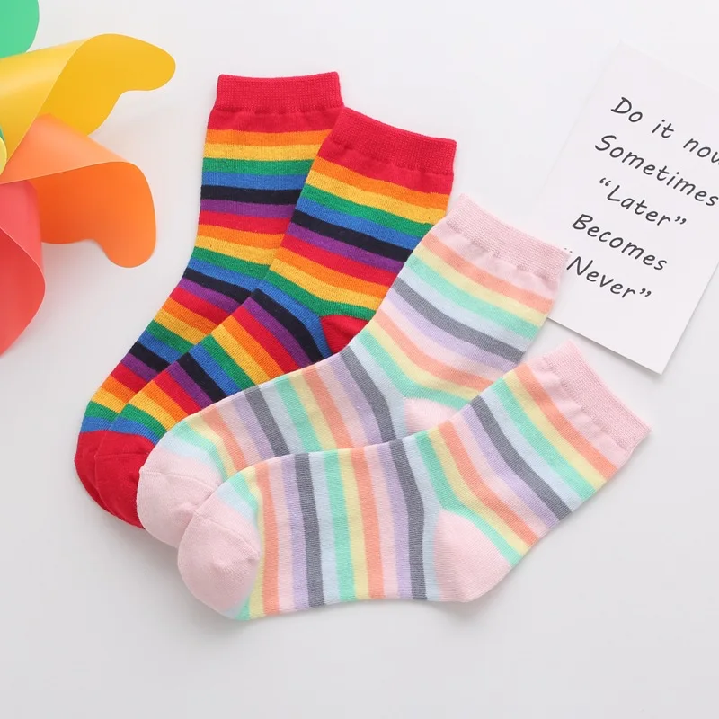 

5 пар женских носков, корейские носки в стиле Харадзюку, милые кавайные носки средней длины, удобные дышащие высококачественные хлопковые носки в стиле ретро