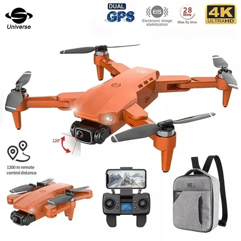 Drone L900 Pro 4K Professional 5G GPS HD Dual Camera Photography Brushless Foldable Quadcopter RC Distance 1.2KM Drones Toys