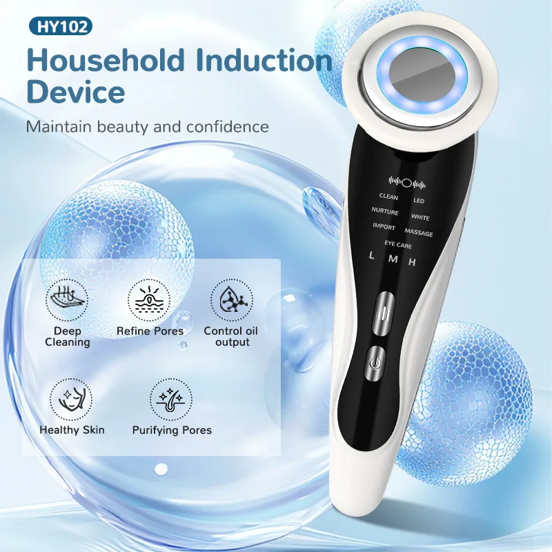 7in1 Face Lift Devices Microcurrent Skin Rejuvenation EMS Facial Firming Massager Face Beauty Care LED Light Therapy Apparatus