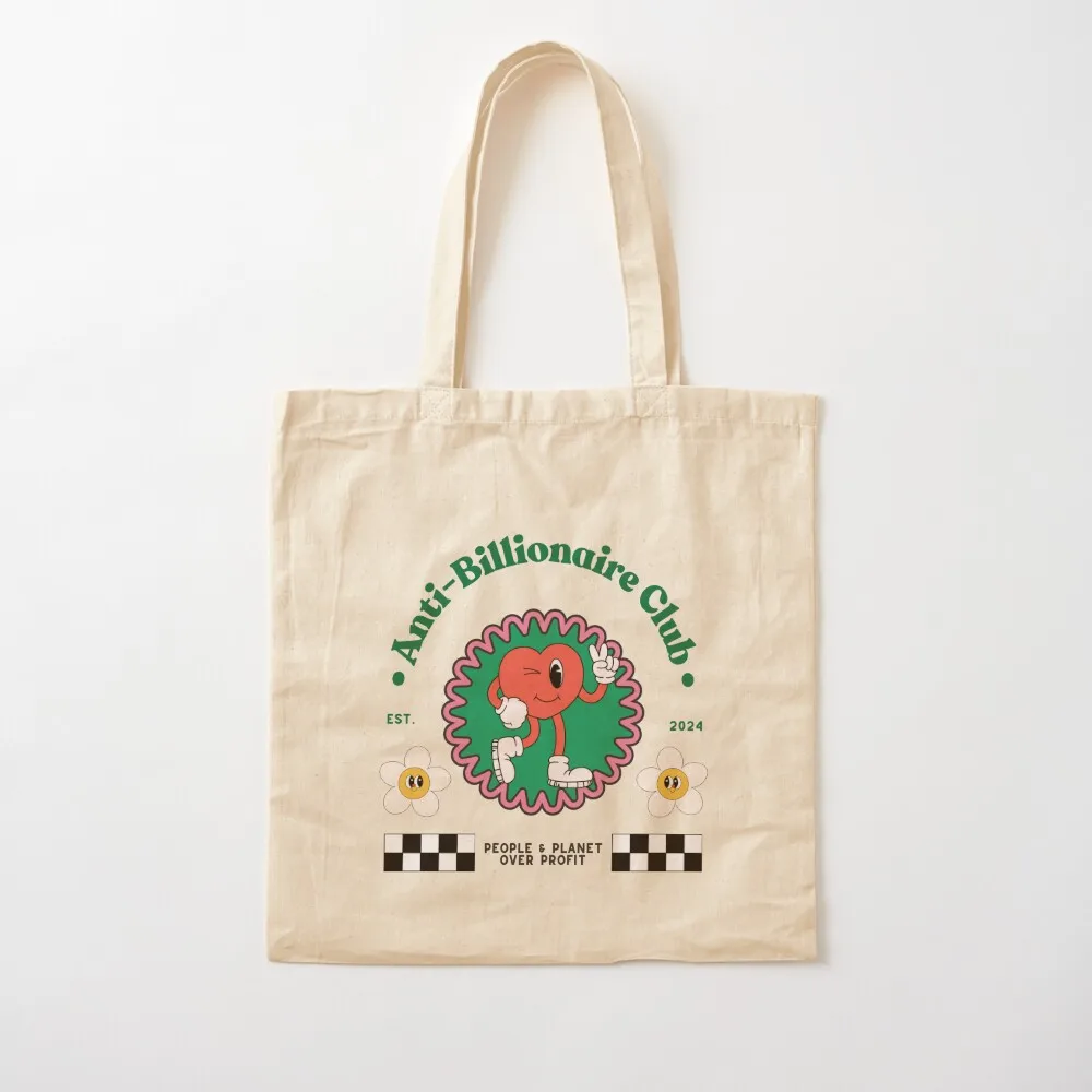 

Anti-Billionaire Club Retro Tote Bag Fabric bag Candy bags