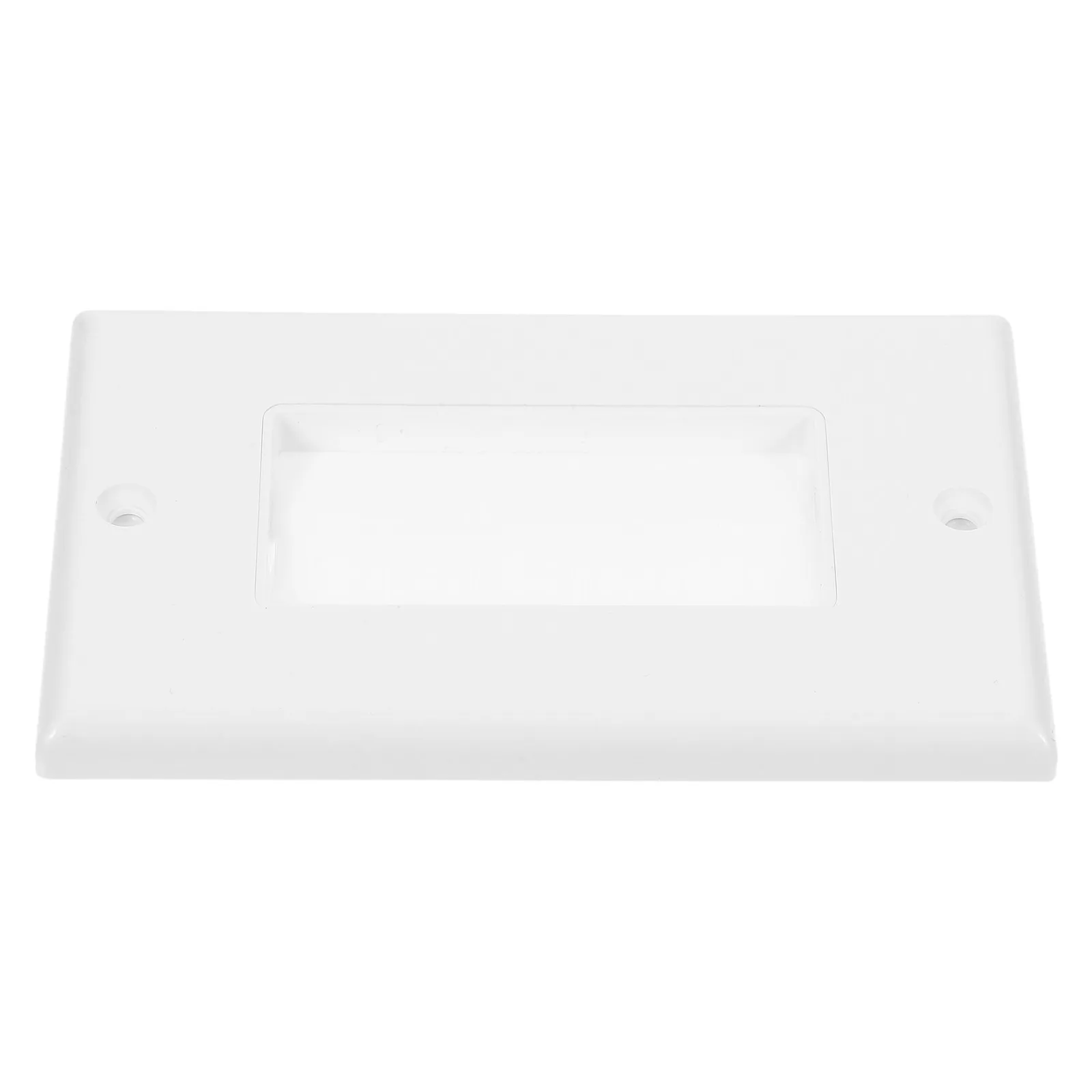 2Pcs Brush-Style Wall Plate Cable Pass-Through Panel for Multimedia Setup Home Office Conference Room Neat Cable Management Wall
