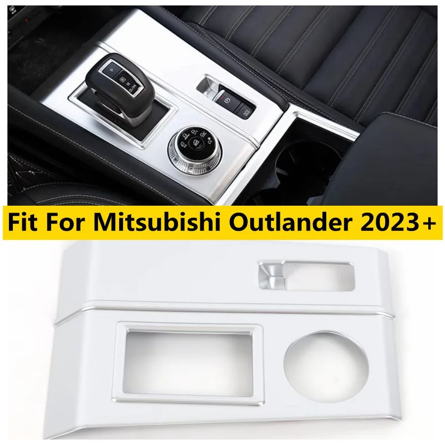 

Transmission Center Control Gear Shift Box Decoration Panel Cover Trim Fit For Mitsubishi Outlander 2023 2024 Car Accessories