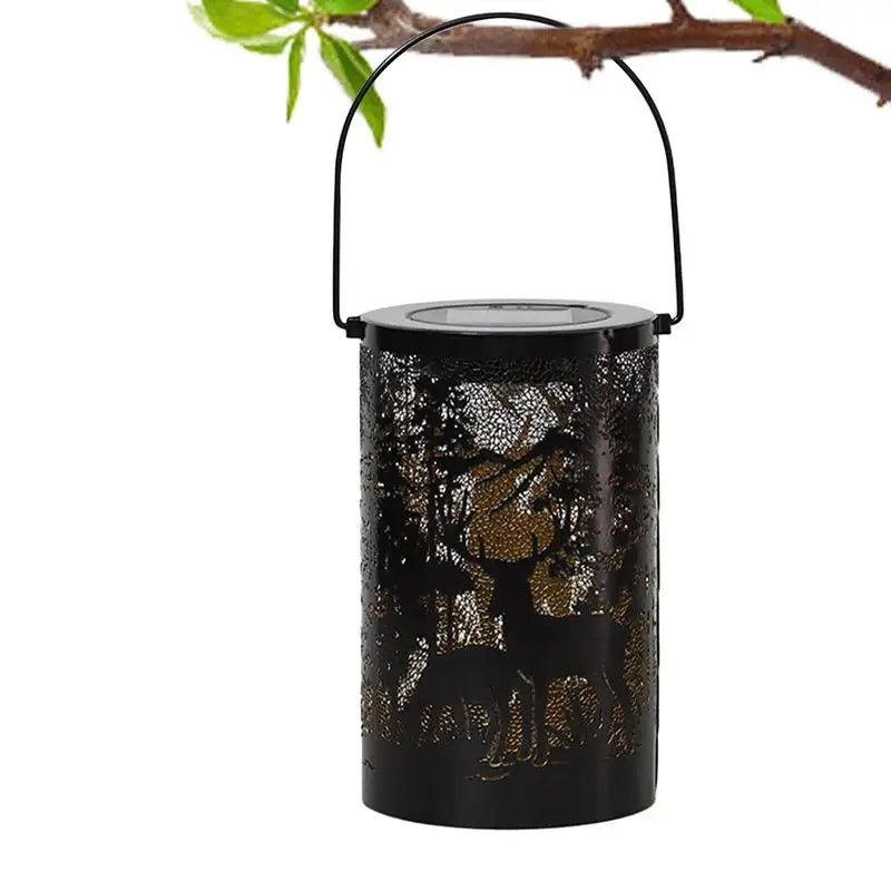 

Портативный металлический Солнечный фонарь с ручкой