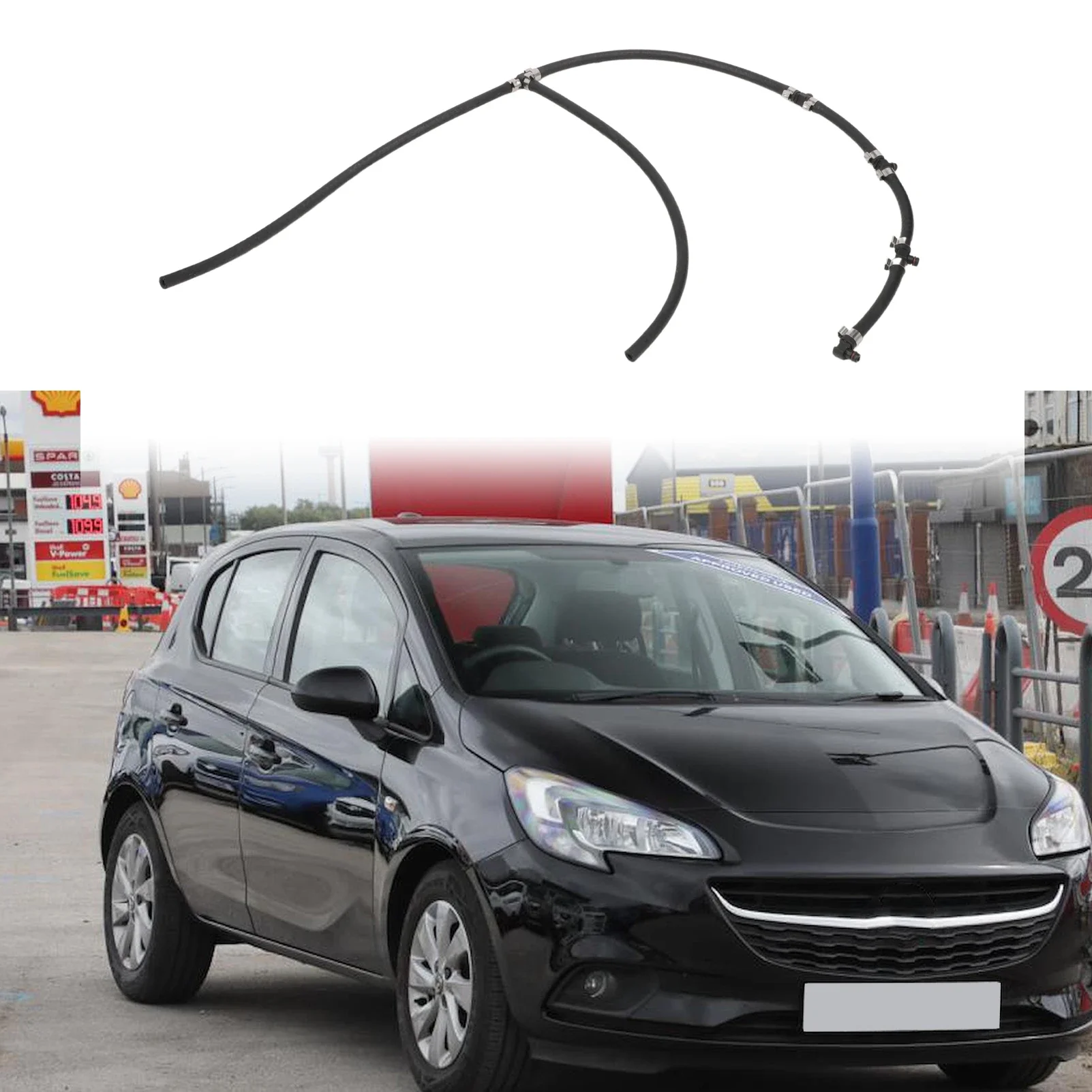 Tubo di ritorno per iniettore di carburante Diesel per auto per Vauxhall Opel Astra Corsa Meriva 55578366