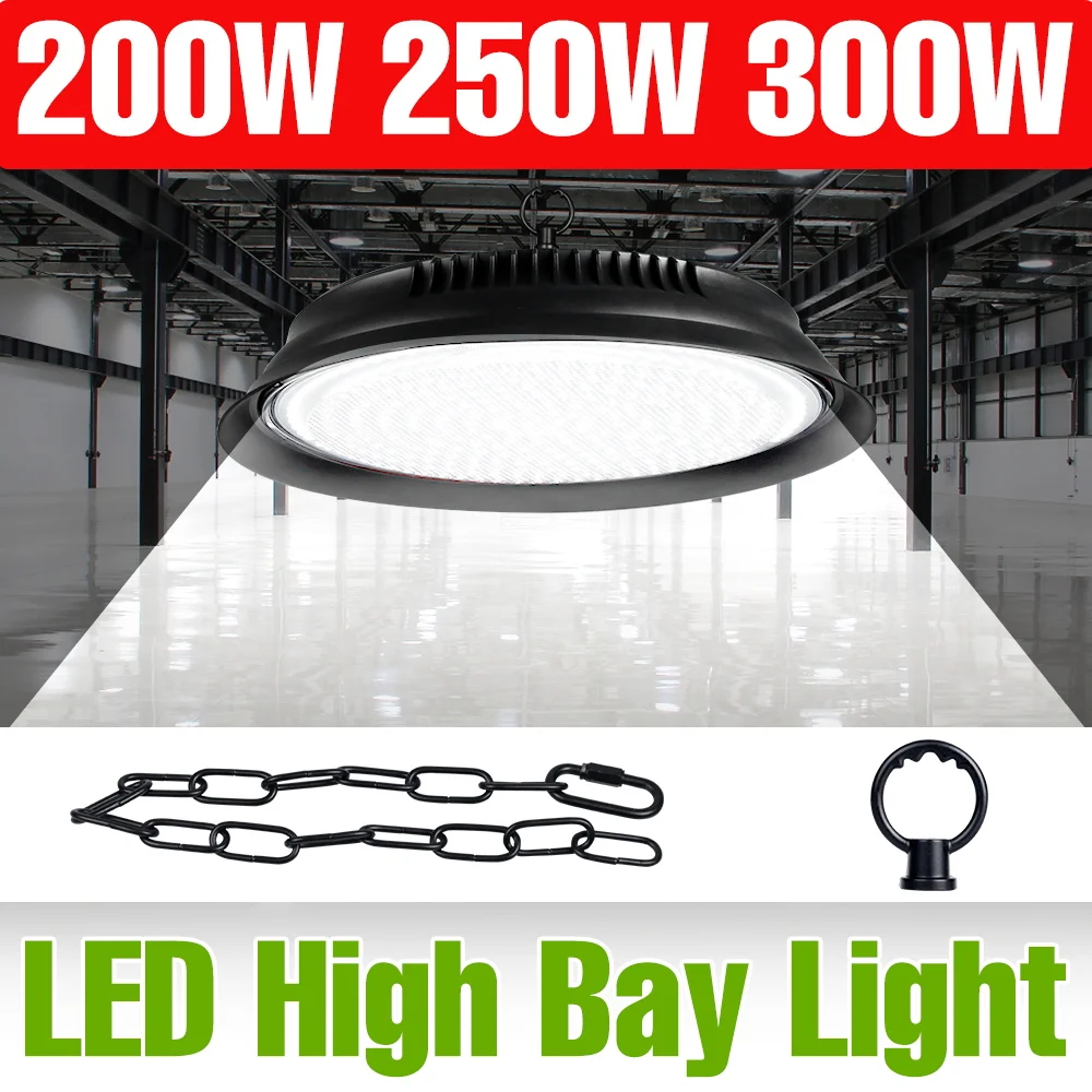 300W LED Indoor Ceiling Lamp AC220V Spotlight Blub Home Living Room Kitchen Bedroom Lighting AC110V No Flicker With US/EU Plug